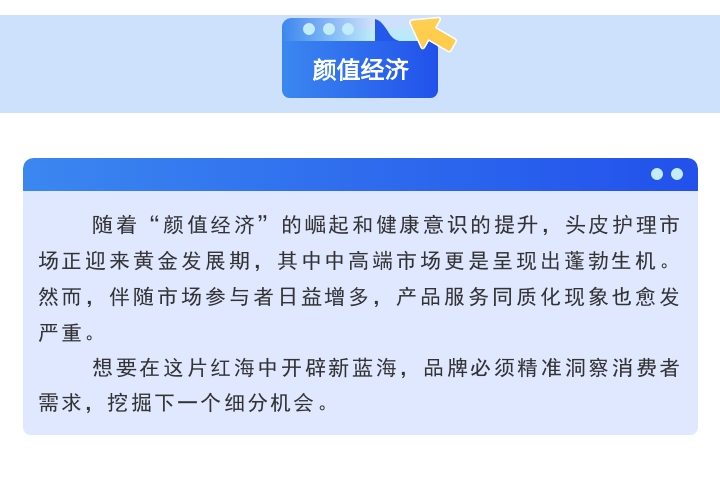 中高端头皮护理市场的下一个细分机会：从“头”开始，掘金新蓝海