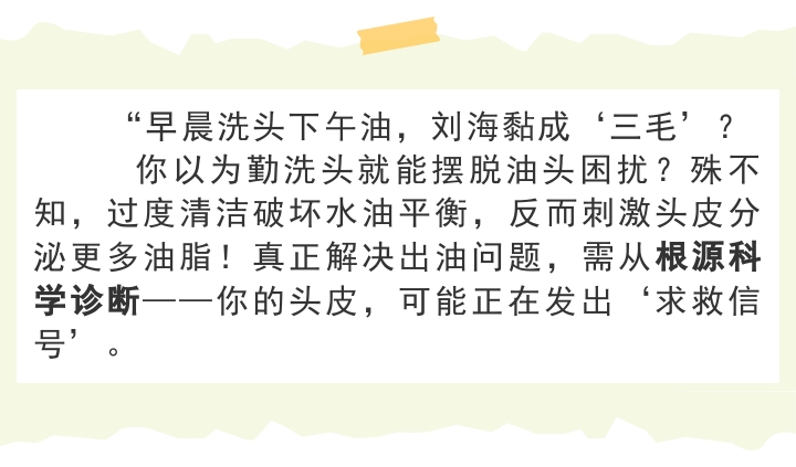 从‘水油失衡’到‘头皮自由’，你只差一次科学解码